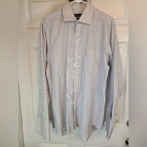 (997) Donald J. Trump Men's Classic Long Sleeve Dress Shirt, French Cuff (16)